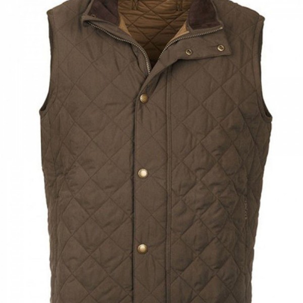 Yellowstone Brown Quilted Vest
