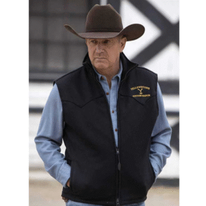 Kevin Costner John Dutton Yellowstone Black Vest