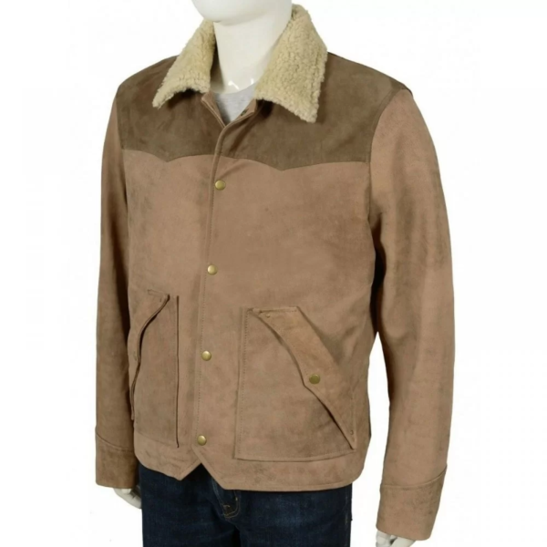 Kevin Costner Yellowstone John Dutton Leather Jacket - Image 3