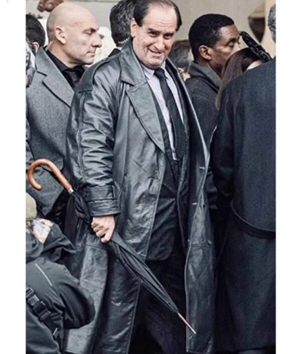 The Penguin Leather Coat