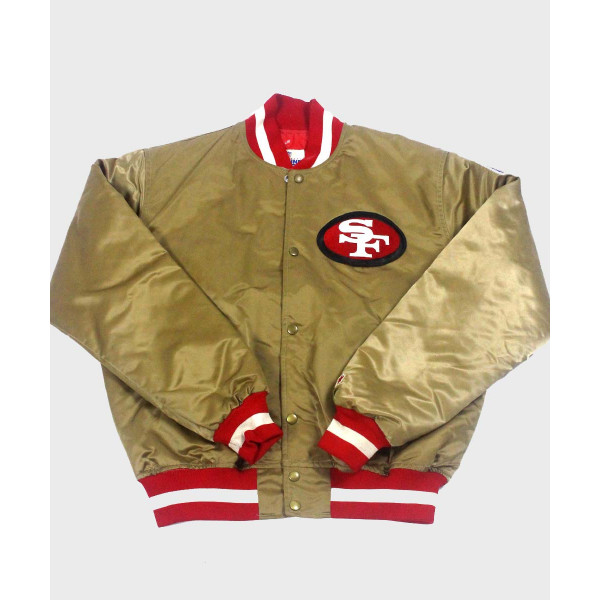 satin 49ers jacket