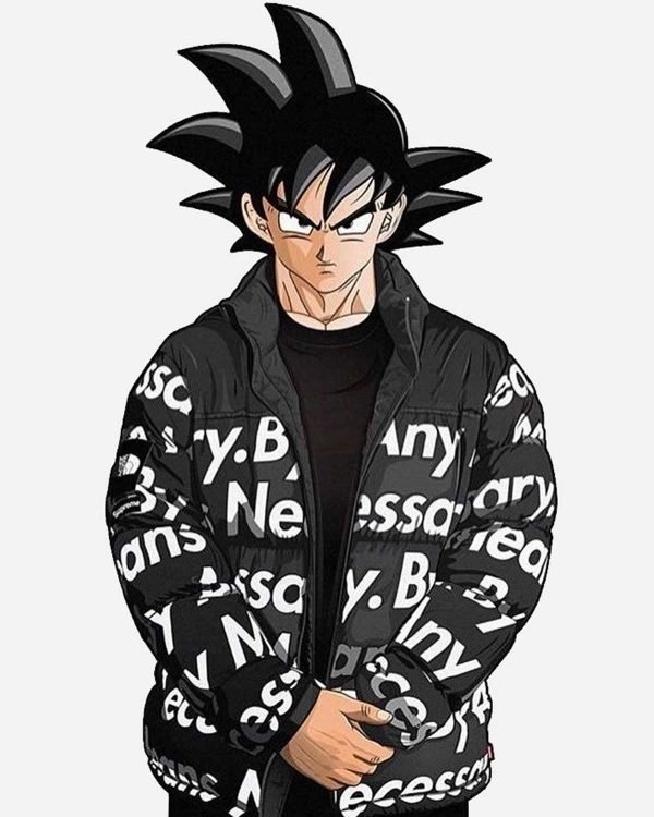 Goku Drip Jacket Black