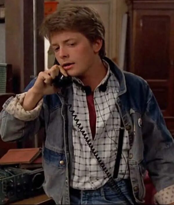 Marty Mcfly Denim Jacket 2