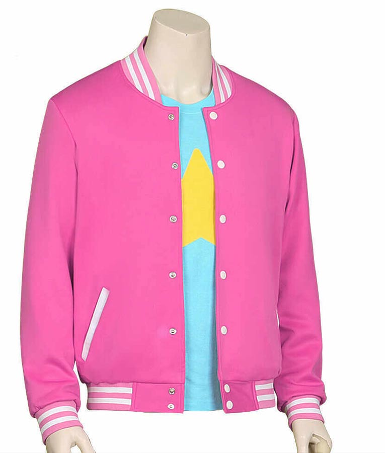 Steven Universe Varsity Jacket | Pink Baseball Jacket