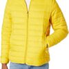 Mens Hooded Yellow Puffer Jacket