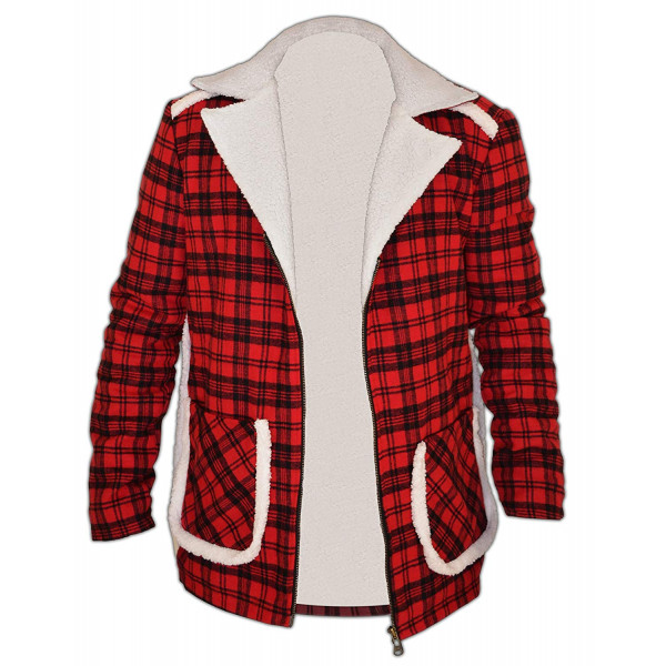 Deadpool Shearling Jacket | Wade Wilson Cotton Jacket
