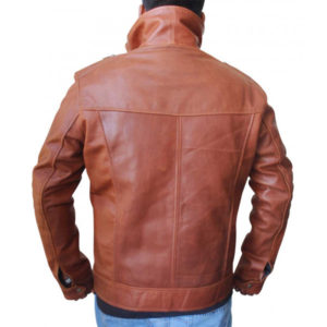 Product Features: Material: Genuine Leather Color: Brown Front Zipper Closer Zippers: High Quality YKK Two Side Pockets, Two Zipper Chest Pockets Erect Moto Collar Buttoned Cuffs