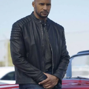 Henry Simmons Agents of Shield Series Black Leather