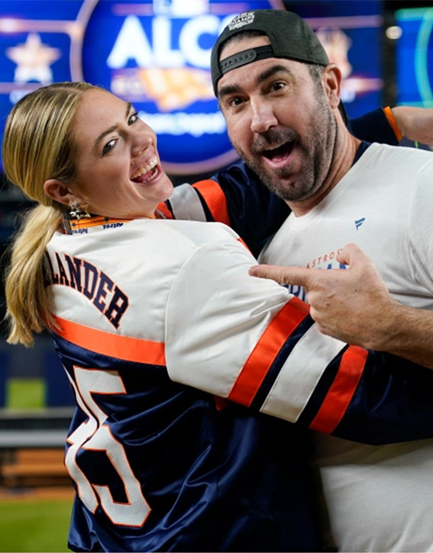 Kate Upton Justin Verlander Astros Jacket