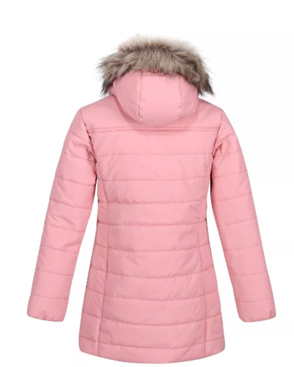 Christmas-with-the-Campbells-Brittany-Snow-Pink-Puffer-Jacket