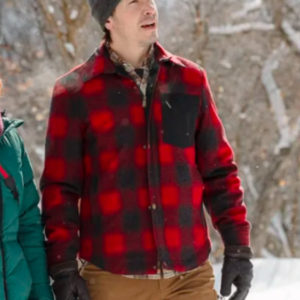 Christmas-with-the-Campbells-Justin-Long-Wool-Blend-Jacket