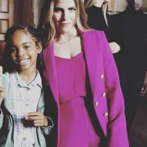 Day Shift 2022 Karla Souza Pink Blazer