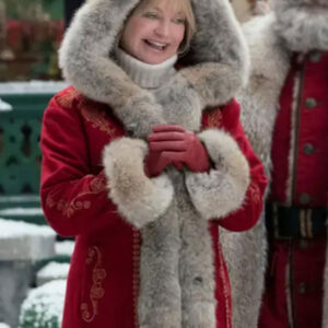 Goldie Hawn Red Coat