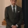 Yellowstone Season 5 Jamie Dutton Grey Coat - Image 2