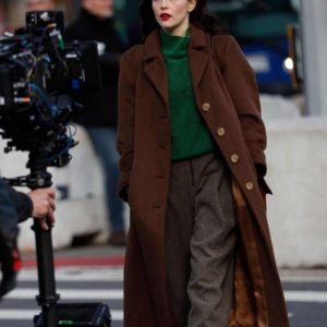 Something-From-Tiffanys-Zoey-Deutch-Brown-Coat