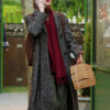 Something From Tiffany’s Zoey Deutch Grey Coat - Image 3