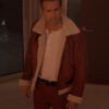 Spirited Ryan Reynolds Shearling Jacket - Image 2