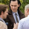 Tom Hiddleston Loki Season 2 Brown Peacoat - Image 3