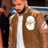 Drake Brown Varsity Bomber Jacket
