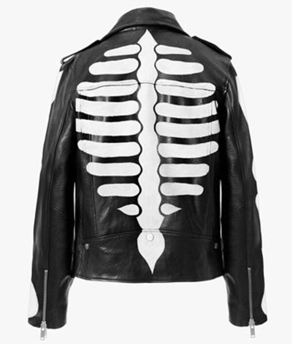 Guns N Roses Skeleton Leather Jacket - Image 2