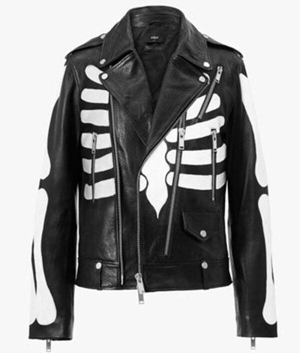 Guns N Roses Skeleton Leather Jacket