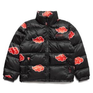 Naruto Akatsuki Puffer Jacket