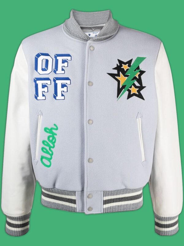 Lil Durk Off White Bomber Jacket
