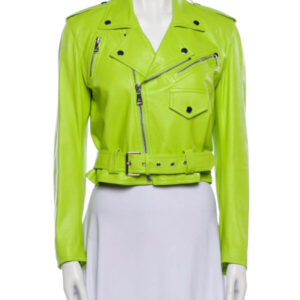Women's Green Leather Jacket