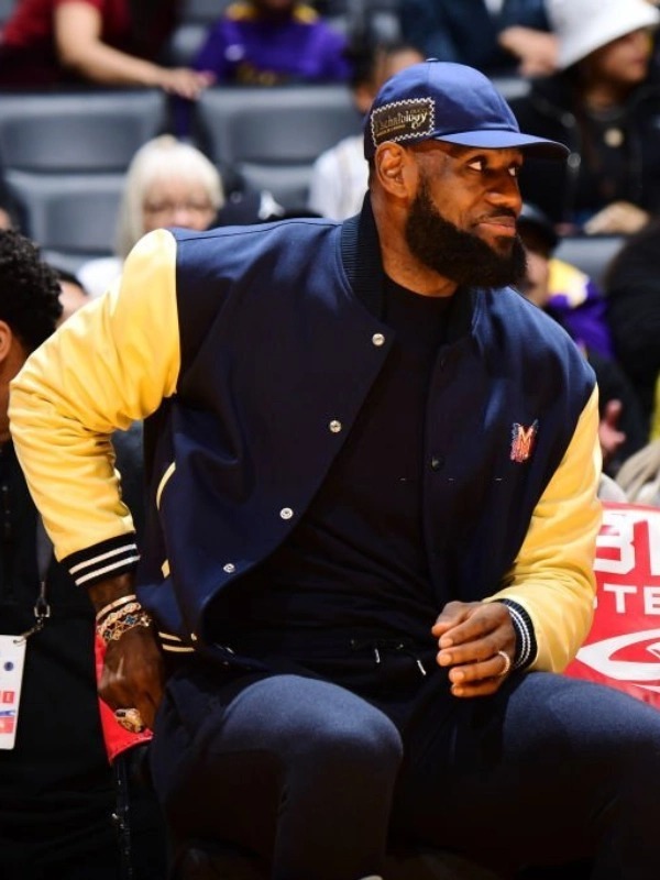 LeBron James LA Lakers Varsity Jacket