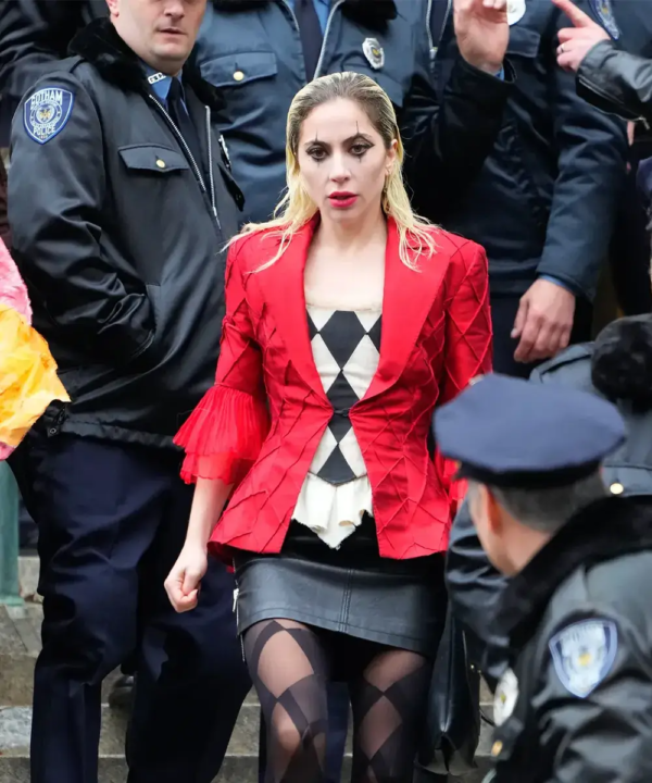 Joker 2 Harley Quinn Red Blazer - Image 3