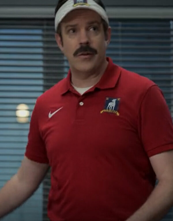 Ted Lasso S03 Jason Sudeikis Red Shirt - Image 2
