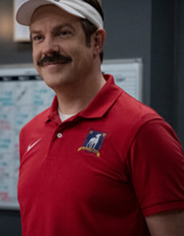 Ted Lasso S03 Jason Sudeikis Red Shirt - Image 3