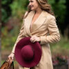 A Castle for Christmas Brooke Shields Trench Coat