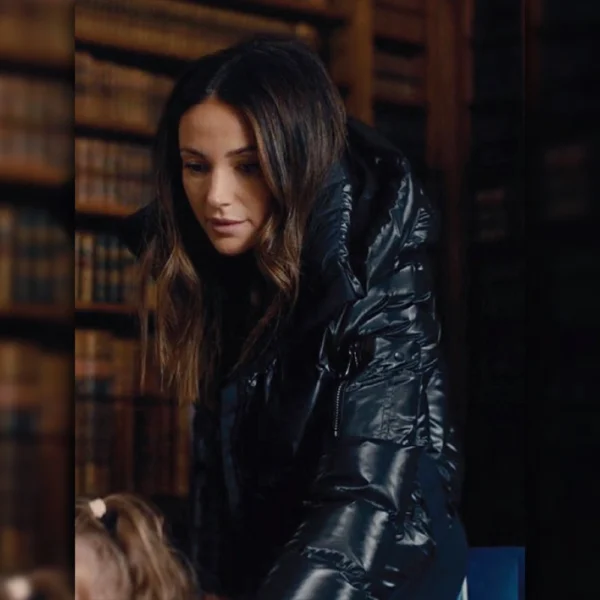 Fool Me Once Michelle Keegan Puffer Hooded Jacket - Image 4
