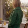 And Just Like That S02 Carrie Bradshaw Green Bomber Jacket - Image 2