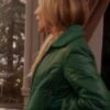 And Just Like That S02 Carrie Bradshaw Green Bomber Jacket - Image 4