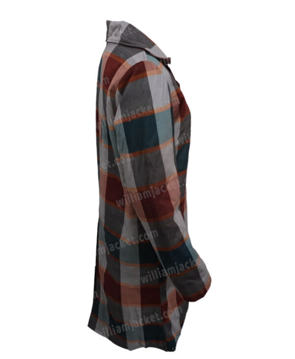 The Equalizer 2021 Queen Latifah Checked Coat - Image 3