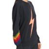 Lisa’s navy lightning bolt sweatshirt The Real Housewives of Salt Lake City - Image 4