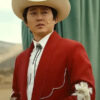 Steven Yeun Nope 2022 Red Suit