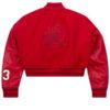 Teyana Taylor Jordan Red Varsity Jacket - Image 3