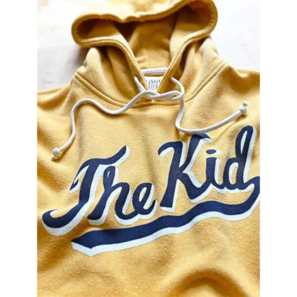 Ken Griffey Jr. 24 The Kid Yellow Hoodie - Image 4