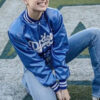 Sofia Carson Dodgers Bomber Jacket - Image 4