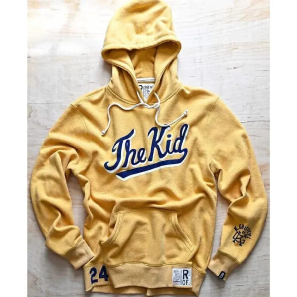 Ken Griffey Jr. 24 The Kid Yellow Hoodie