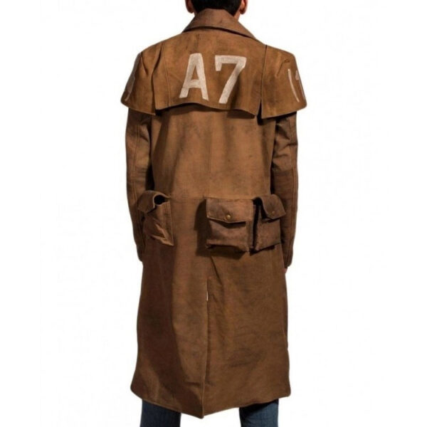 NCR Ranger Fallout Duster Leather Coat - Image 2