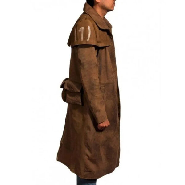 NCR Ranger Fallout Duster Leather Coat - Image 3