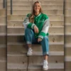 90s Eagles Letterman Jacket - Image 5