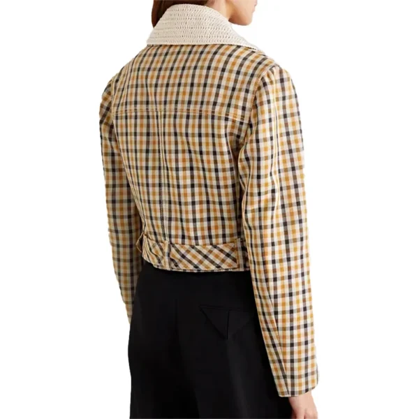 Only Murders In The Building S03 Mabel Mora Plaid Jacket - Image 3