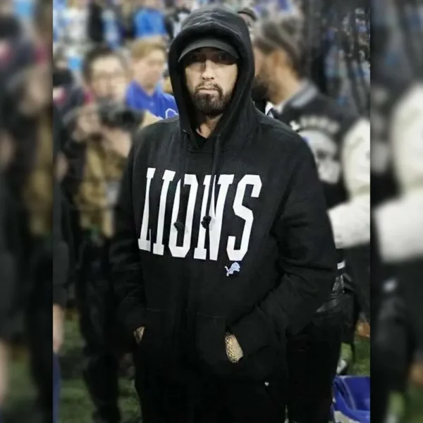 Eminem Lions Black Hoodie - Image 6