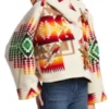 Beth Dutton Printed Wool Cropped Cloak - Image 4