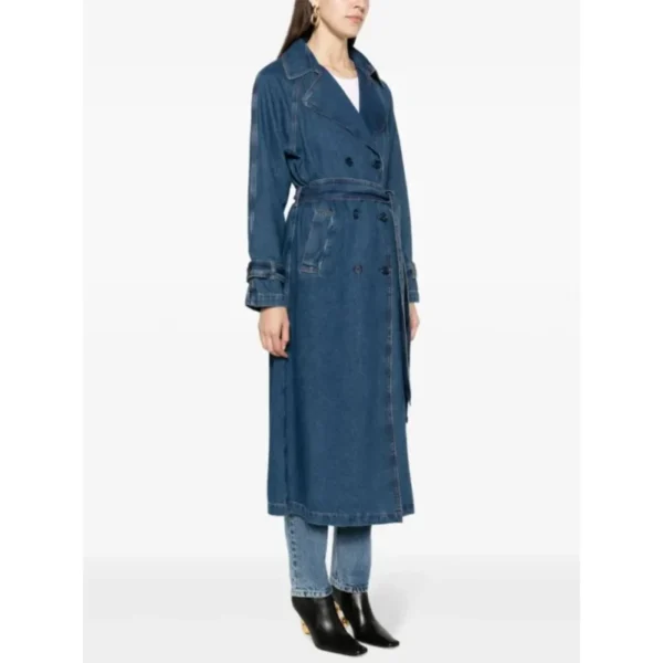 Murder in a Small Town Cassandra Lee Denim Coat - Image 4